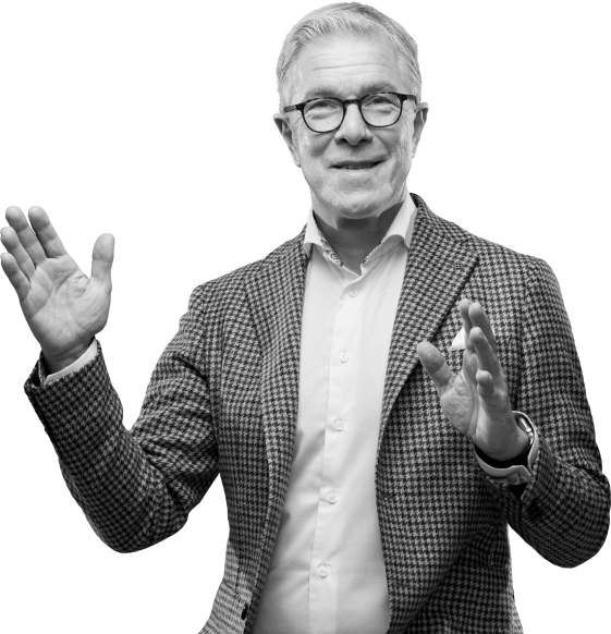 En glad grundare och VD på Acconomy, Olov Marchal