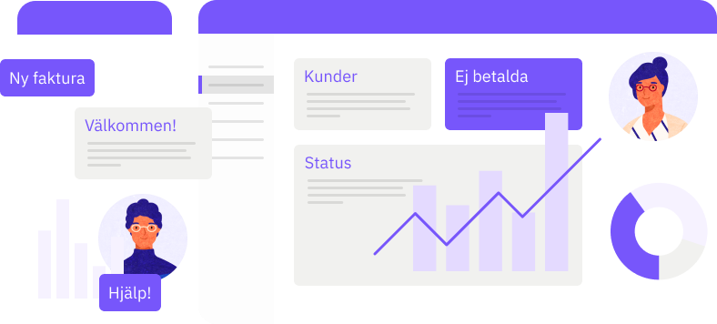Illustration av ekonomiprogrammet